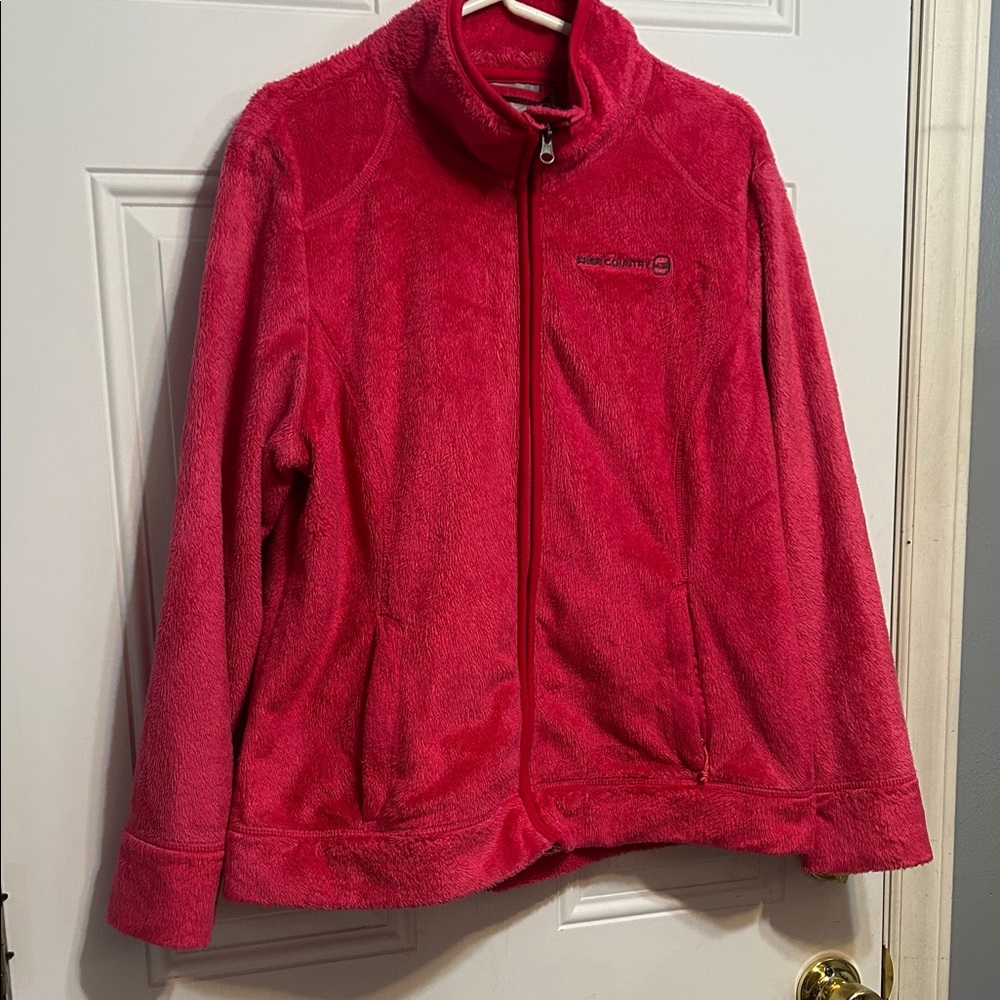 Free Country Vibrant Pink Fleece Jacket
